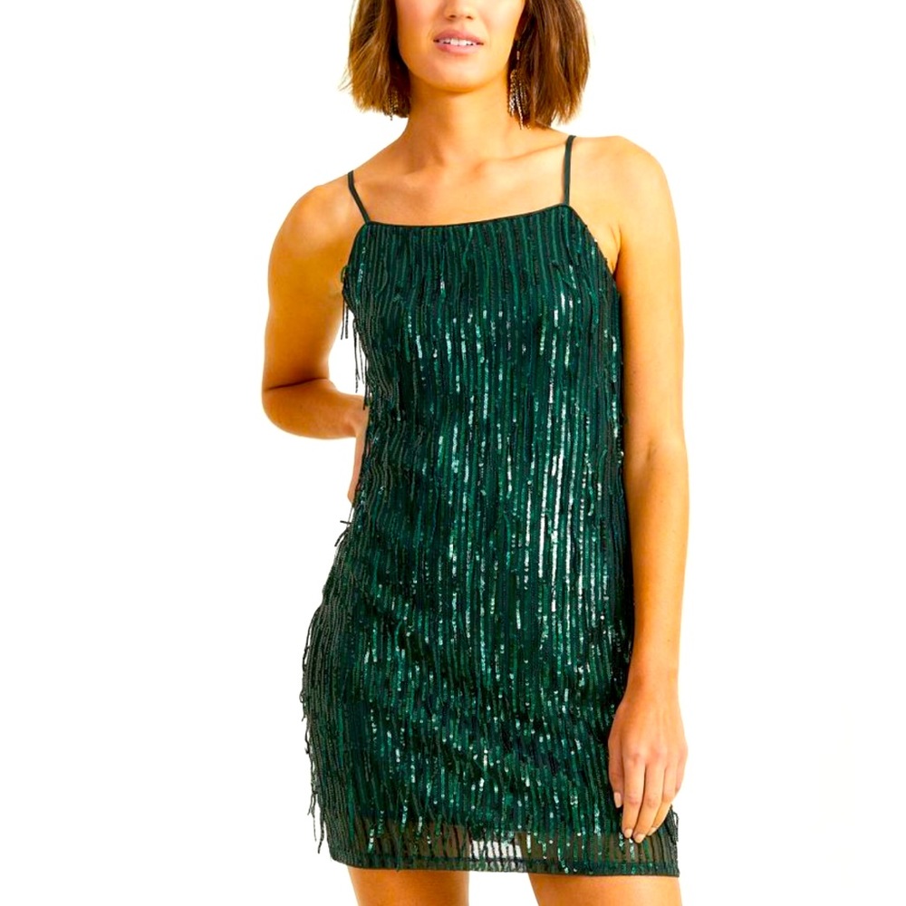 Sequin Tassel
Mesh Scoop Neck Mini size XS - Picture 1 of 8